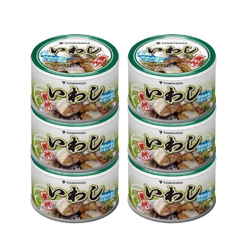TOMINAGA(トミナガ) トミナガ いわし 煮つけ 缶詰 DHA EPA 含有 140g ×6個 [ 富永 国内水揚 国内加工 ..
