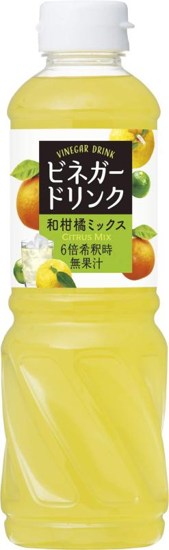 キユーピー醸造 ビネガードリンク 和柑橘ミックス 500ml×2本 (業務用) 大容量 6倍希釈