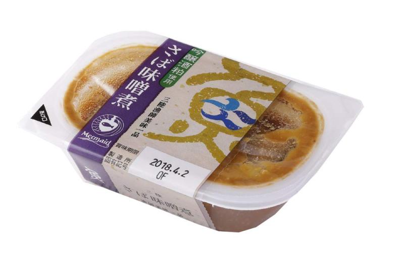 阿部長商店 吟醸酒粕使用さば味噌煮(トレー) 100g×8個