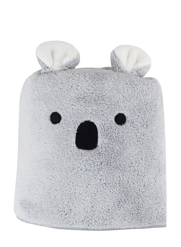 carari(カラリ) ヘアドライタオル 吸水力[3倍]のマイクロファイバー コアラ 繊維の隙間に素早く吸水 速乾 マシュマロ肌触り ふわふわもちもち 40×100cm シービージャパン カラリズーイ