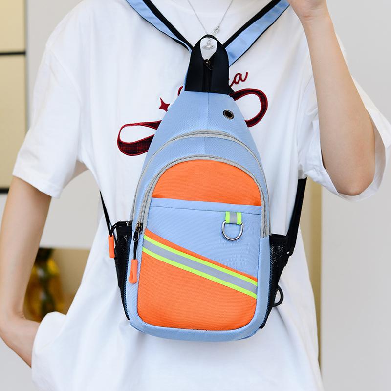 ボディバッグ レディース ショルダーバッグ ファスナー付き ウエストバッグ 多機能 オックスフォード クロスボディバッグ 立体ポケット