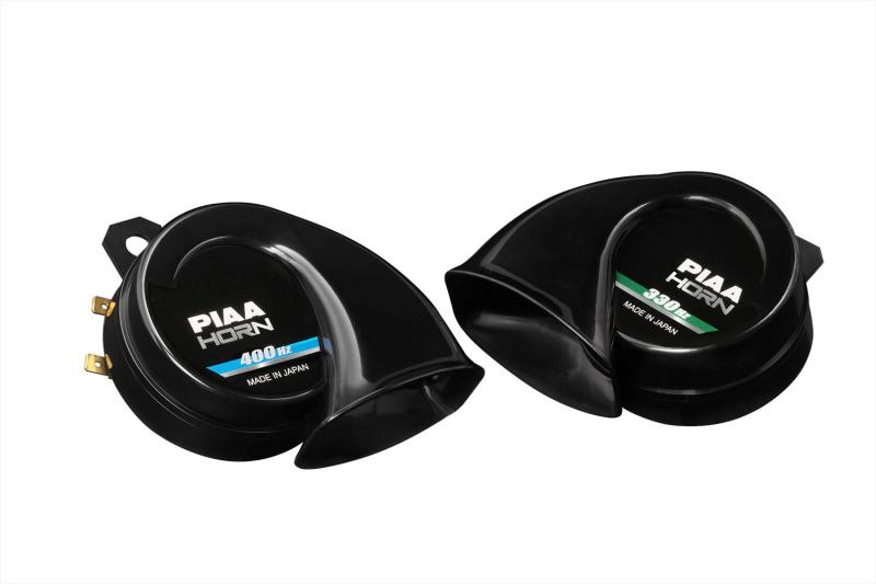 PIAA(ピア) ホーン 330Hz+400Hz スプアリア・バスホーン 超重低音 112dB 2個入 渦巻き型 車検対応 アースハーネス同梱 HO-9