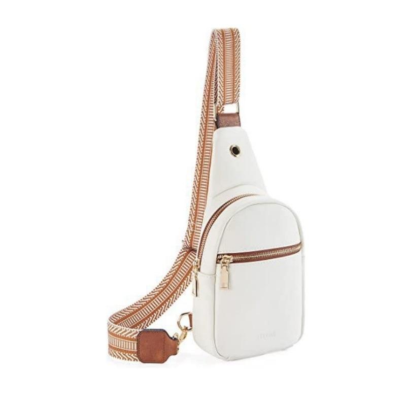 レディース ショルダーバッグ レザー 鞄 斜めがけ ウエストバッグ ブラック キャラメル アイボリー 普段使い お出かけ デイリー レトロ