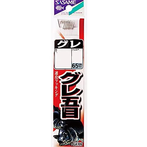乐天商城 - ささめ針(Sasame) GA106 グレ 白 糸付 3号-3