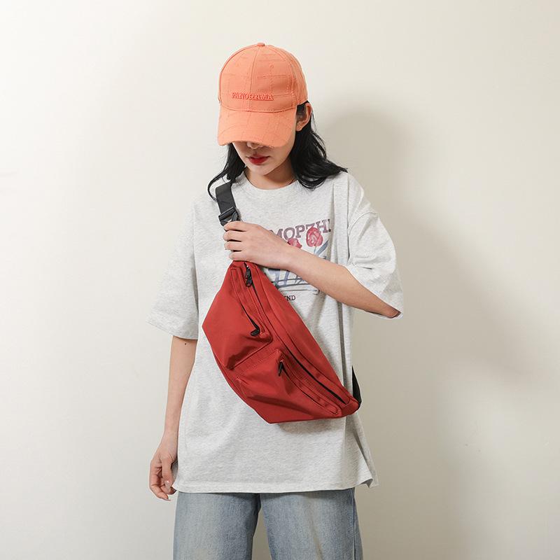 ショルダーバッグ レディース 春夏 無地 ミニ 斜め掛け 鞄 ポシェット ウエストバッグ オックスフォー..