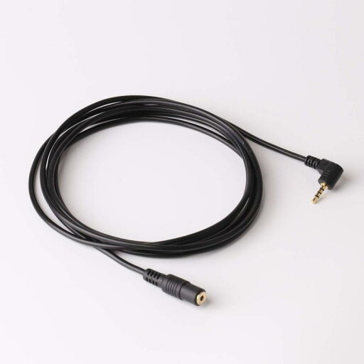 Basicest 2.5mm 4極 延長 ステレオケーブル L型プラグ (2m) ドライブレコーダー バックカメラに Basicest 2.5mm 4極 延長 ステレオケーブル L型プラグ (2m) ドライブレコーダー バックカメラに