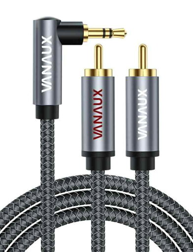 rca 3.5mm 変換ケーブル VANAUX RCA 3.5mm 変換 オーディオケーブル ステレオミニプラグ 赤白 Y分配ケーブル スマホン/MP3/スピーカー/タブレット/ホームシアター/HDTV等に対応(3M, グレー - L字型) rca 3.5mm 変換ケーブル VANAUX RCA 3.5mm 変換 オーディオケーブル ステレオミニプラグ 赤白 Y分配ケーブル スマホン/MP3/スピーカー/タブレット/ホームシアター/HDTV等に対応(3M, グレー - L字型)