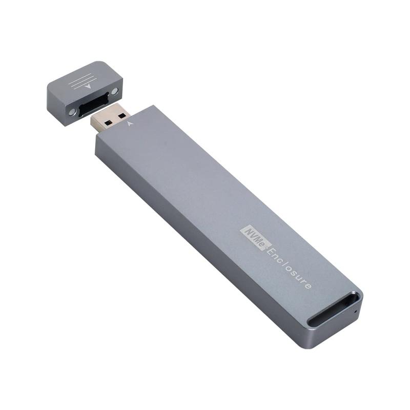 NFHK USB 3.0 - NVME M-Key M.2 NGFF SSD 外部 PCBA コンベーターアダプター RTL9210 チップセット ケース付き