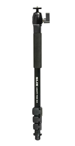 SLIK 一脚 ライティポッド GX 4段 全高1,510mm パイプ径24mm 自由雲台付 217108 ブラック SLIK 一脚 ライティポッド GX 4段 全高1,510mm パイプ径24mm 自由雲台付 217108 ブラック