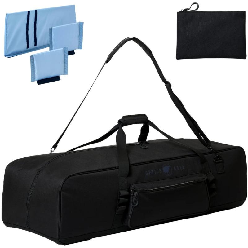 OPTICS AISA 望遠鏡 ケース バッグ 40インチ 全長100cm 全面 12mm緩衝材 三脚ケース 天体観測