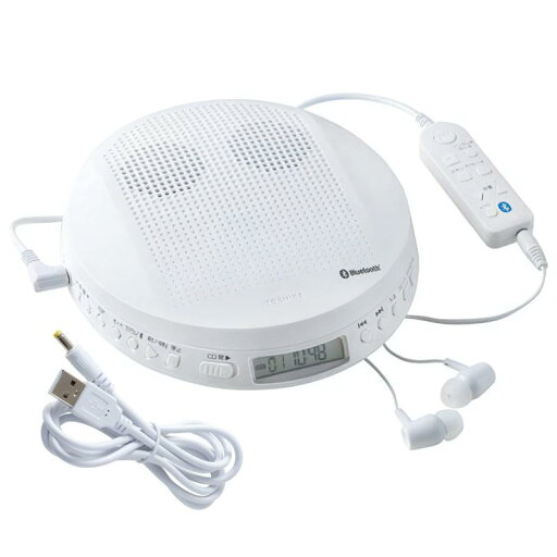 東芝 ポータブルCDプレーヤー ホワイト TY-P50(W) 東芝 ポータブルCDプレーヤー ホワイト TY-P50(W)