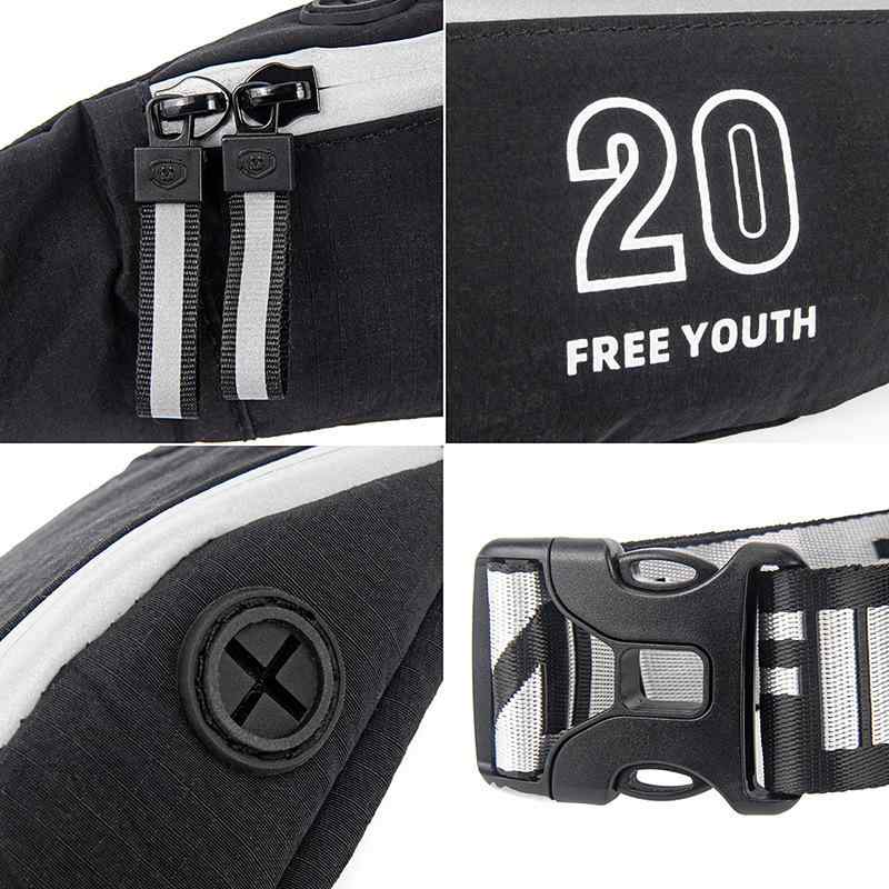 バッグ ランニング用 ウエストポーチ 男性用 女性用 兼用 アウトドア スポーツ 軽量 防水 通気性 盗難..