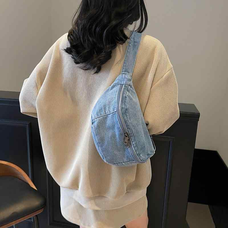 子供用バッグ キッズ デニム 斜めが