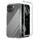 【UNEED】Pixel 9 Pro Fold 用のスマホケース ピクセル 9 Pro Fold 用の保護カバー クリア PC素材 全面保護 耐衝撃 黄変防止 ...