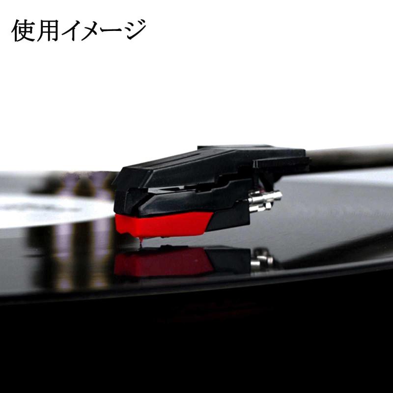 IUMÉ レコードプレーヤー用交換針 6個セット 交換針 レコード針 交換用レコード針 ...