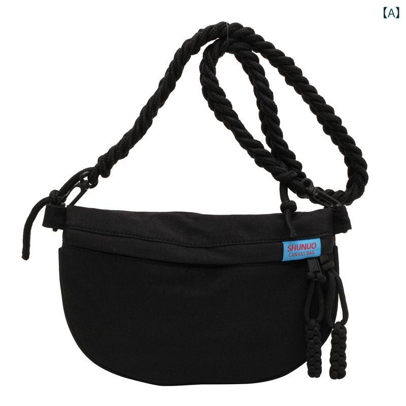 バッグ レディース ショルダーバッグ ウエストバッグ ナイロン 帆布 ブラック ホワイト ピンク系 旅行 ..