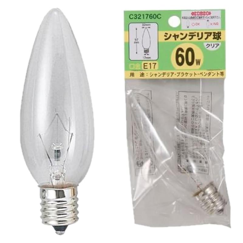clearstore㤨֡10ĥåȡۥ䥶 ǥꥢ ꥢ 60W E17 C321760CפβǤʤ3,016ߤˤʤޤ
