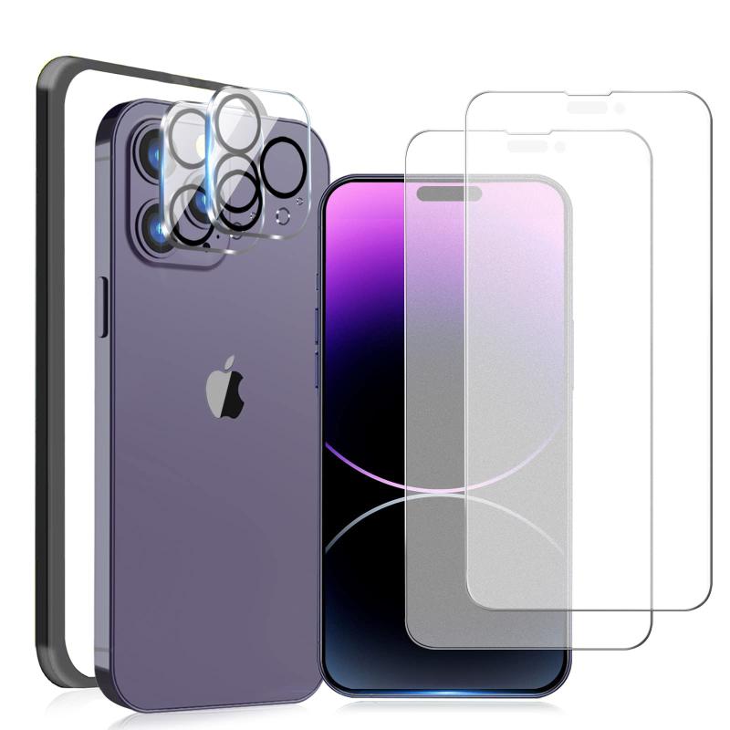 【ゲームに最適】 iphone14Pro Max 保護フィルム さらさら ［2枚］iPhone14Pro Max カメラフィルム［2枚］アイフォン14Pro Max 保護フィルム アンチグレア iphone14ProMax フィルム サラサラ 指紋防止