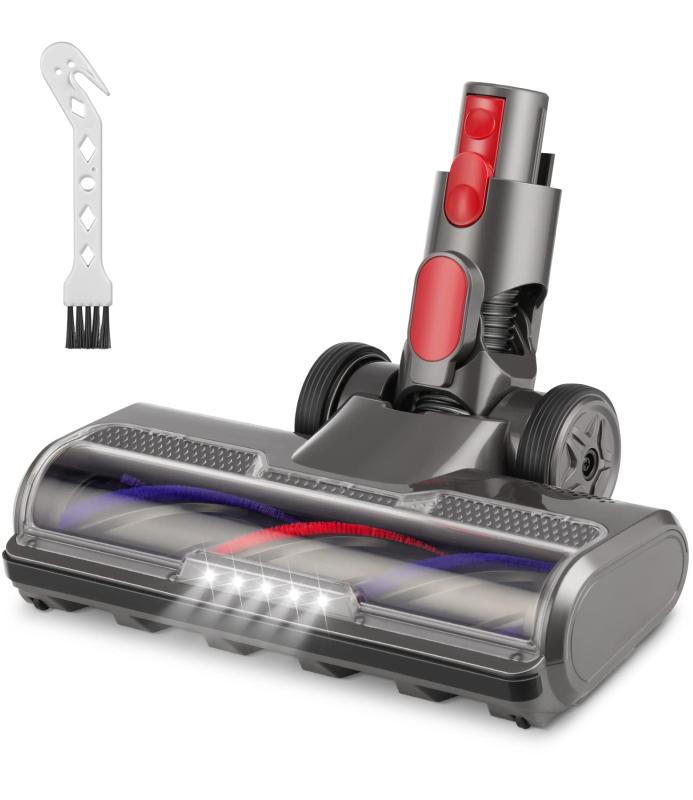 ダイソン v7 ヘッド 用【2025最新強化版】 Dyson V7 V8 V10 V11 V15 シリーズ 用 掃除機ヘッド ソフトローラークリーナーヘッド LEDモーターヘッド 交換部品 アクセサリー 互換品