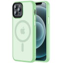 【米軍規格・MagSafe対応】Gtsoho iPhone 13 Pro 用 ケース 半透明 米軍規格 耐衝撃 マグネット搭載 マット感 黄ばみなし ストラップホール付き マグセーフ対応 ワイアレス充電対応 まっちゃいろ