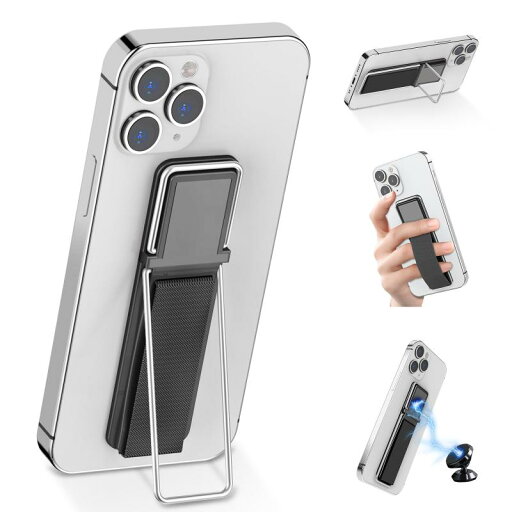 スマホスタンド Senose スマホリング 縦置き 横向き フィンガースマホストラップ 薄型 卓上 携帯リング iPhoneリング スマホバンド 片手操作 落下防止 iPhone/Android各種他対応 (ブラック) スマホスタンド Senose スマホリング 縦置き 横向き フィンガースマホストラップ 薄型 卓上 携帯リング iPhoneリング スマホバンド 片手操作 落下防止 iPhone/Android各種他対応 (ブラック)