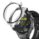 For HUAWEI WATCH GT5 Pro 46mm ケース ガラスフィルム+PCフレーム 一体型 保護フィルム Greerass 全面保護ケース 保護カバー 高透過率 全面保護 耐衝撃 指紋防止 撥水撥油 防水防塵 装着簡単 HUAWEI WAT