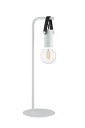 EGLO LED テーブルランプ おしゃれ 北欧 裸電球 APRICALE 204266J 間接照明 レトロ デスクスタンド 明るい 読書 書斎 ベッドサイド 寝室 リビング ライトグレー