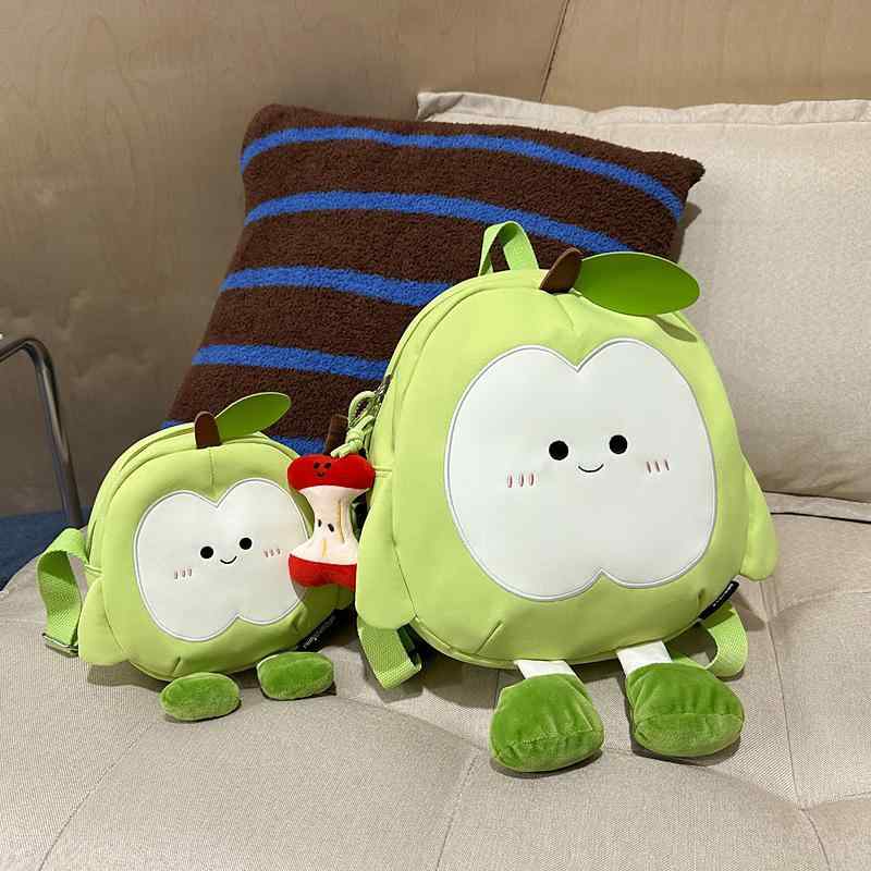 リュック レディース かわいい フルーツ柄 キッズ 子供用 バッグ アウトドア 斜めがけバッグ ナイロン 刺繡 通学 遠足(4)