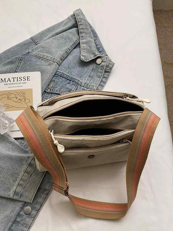 ショルダーバッグ レディース 小さめ ナイロン 軽量 斜めがけ 鞄 多機能 ミニバッグ かわいい おしゃれ ブラック アイボリー グリーン