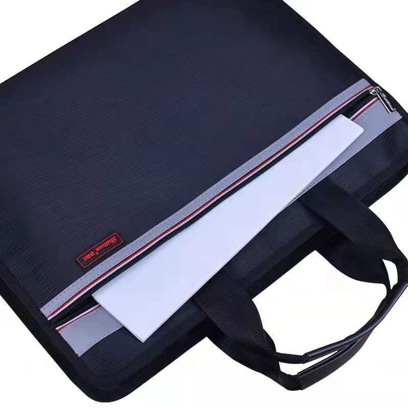 書類ケース A4 ビジネス 鞄 男性用 女性用 オックスフォード布 ファスナー 会議 記念品 ギフト ブラック ブルー2