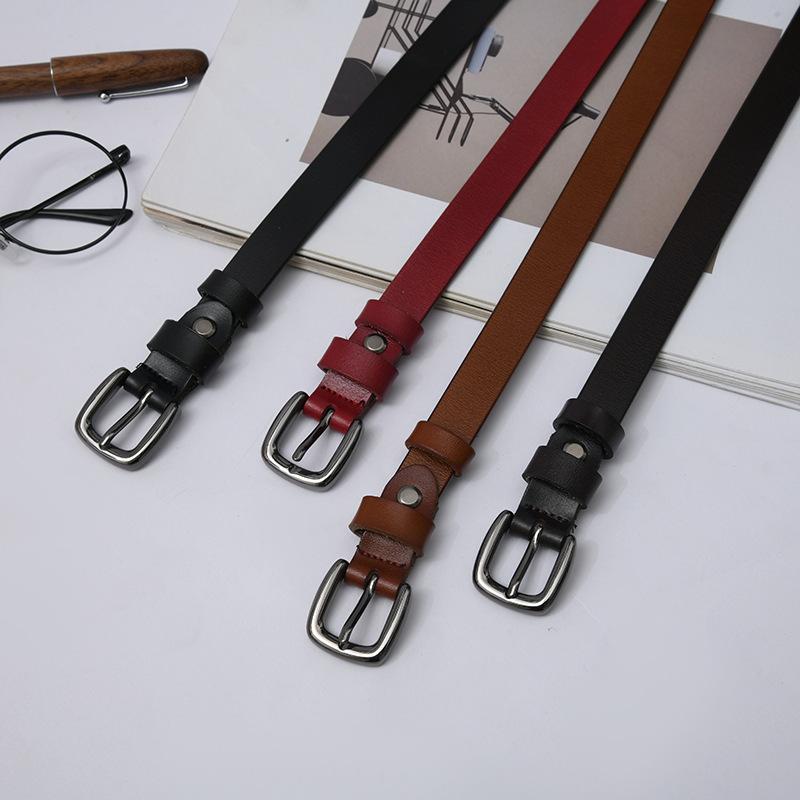 ベルト レディース 細ベルト スキニーベルト レザー 牛革 普段使い ワンピース スカート デニム ジーン..