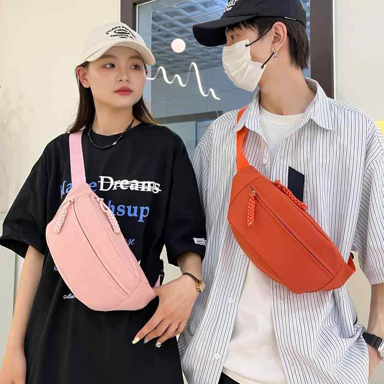 ウエストバッグ レディース 街頭トレンド ナイロン 軽量 普段使い ショルダーバッグ 斜めがけ 鞄 スマ..