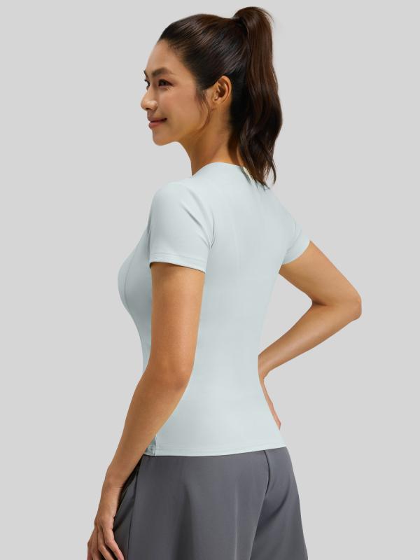 ヨガウェア レディース スポーツTシャツ 半袖 吸湿速乾 トレーニング ランニング フィットネス ウェア ..