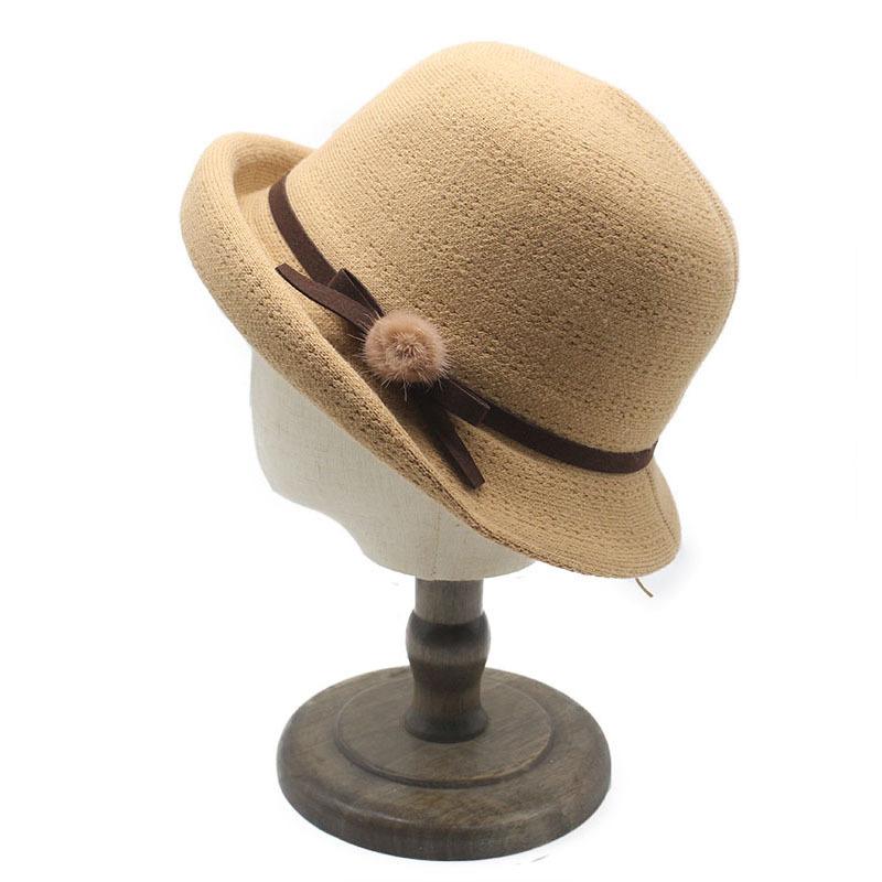 绅士帽 - 帽子 レディース 秋冬 漁夫帽 ハット 中高年 ミセス シニア 礼装帽子 おばあちゃん バケットハット カジュアル 旅行 お出かけ 防寒 紫外線対策 グレー ブラック ベージュ