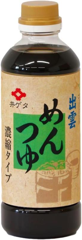 乐天商城 - 井ゲタ醤油 出雲めんつゆ 500ml×2本