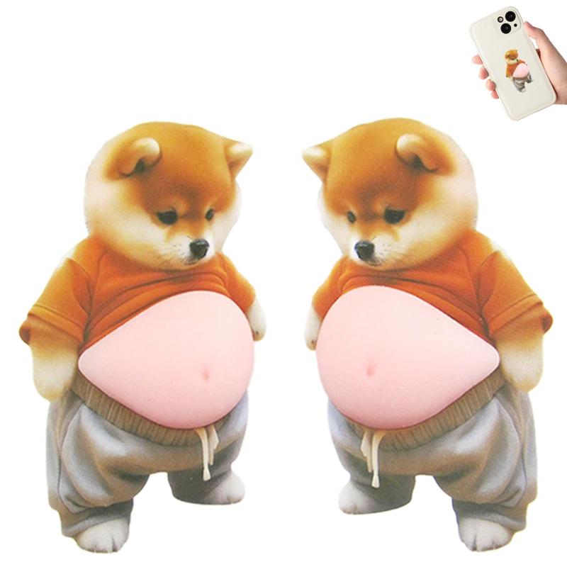 犬 お腹 シール ぷにぷにシール 2枚セット clearstore2024-10432302 clearstore パッケージ画像