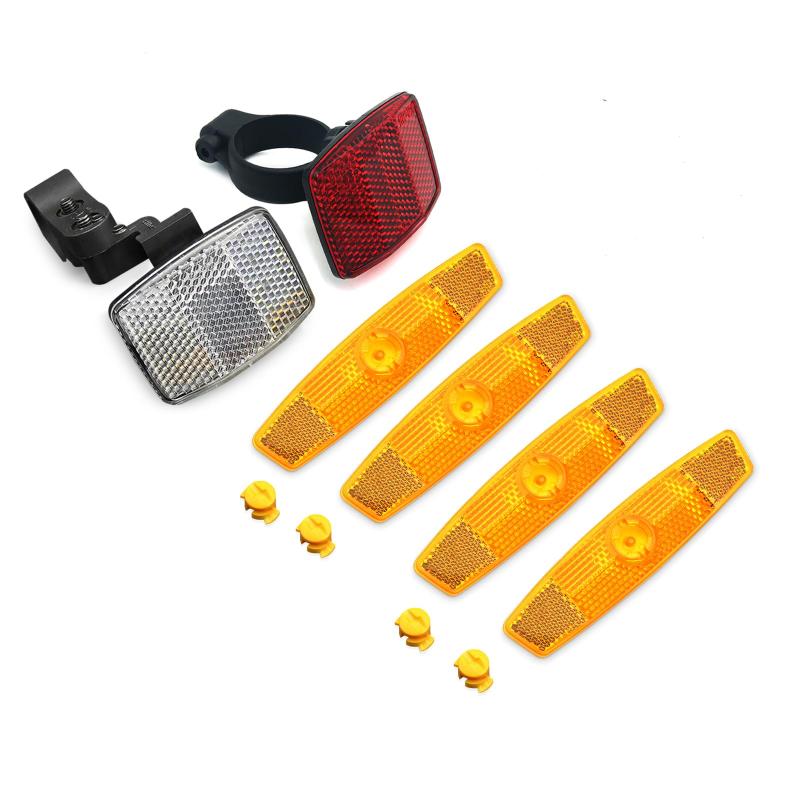 MFC PRO 自転車汎用 JIS規格 リフレクターキット セット シートステイ ハンドル ホイール 反射