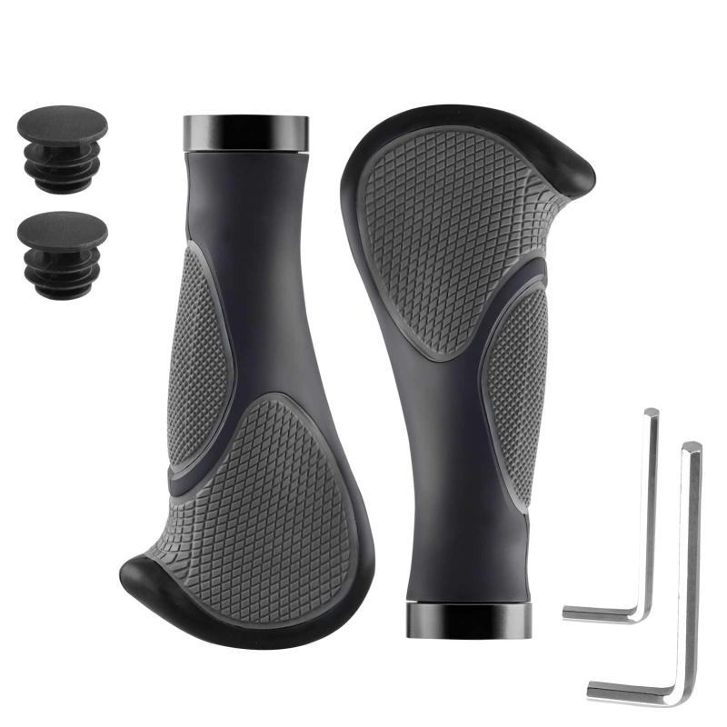 Azarxis 自転車 バーエンドプラグ バイク バーエンドキャップ アルミ合金 安定性 滑り止め 1ペア