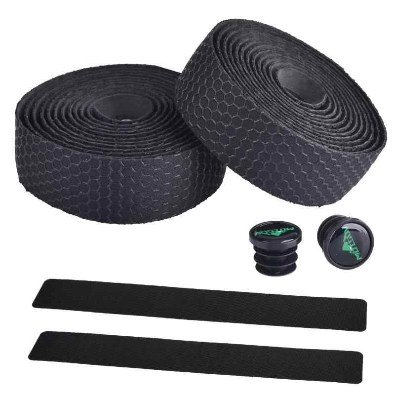 JEELAD 自転車バーテープ ハンドルグリップ バイクグリップ マウンテンバイク用 内径22.2mm MTB ロードバイク用 滑り止め 牛角 エンドプラグ付き