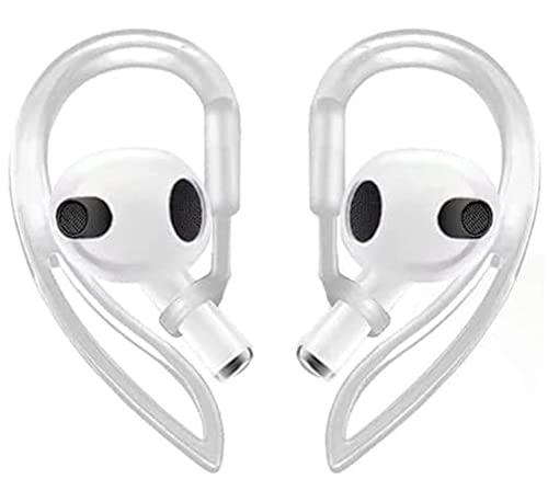 A-Focus イヤーフック AirPods3用 AirPod 3用 フック イヤホン落下防止 ズレ解消 センサーに邪魔しなく 1ペア クリア
