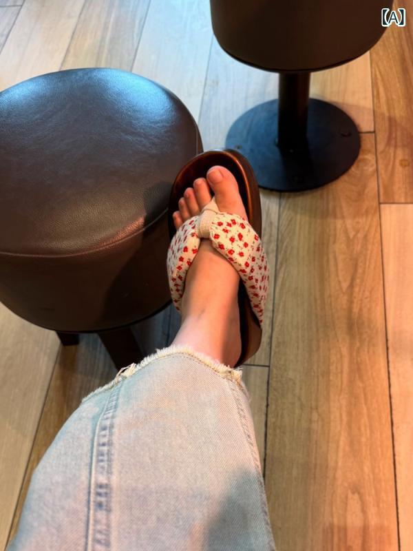 Shoes - サンダル レディース 厚底 フラットソール 歩きやすい ビーチサンダル ぺたんこ 滑り止め 履き心地 普段使い 旅行 かわいい 花柄 黒 白 春夏2