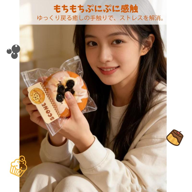 スクイーズ ケーキ おもちゃ 黒糖タピオカプリン 牛乳 パンケー 低反発 握って 水感 もちもち ぷにぷに 柔らかい 手触り ストレス解消 不安軽減 暇つぶし 雑貨 手遊び 握る玩具 clearstore2024-10446458 clearstore サンプル画像3