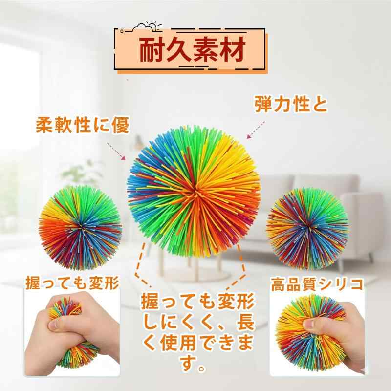 スクイーズボール クッシュボール ストレス解消 握る 5個セット 60mm シリコン製ラバーボール カラフルタイプ 標準サイズ ハンドトレーニング ストレスリリーフ用 clearstore2024-10446503 clearstore サンプル画像2