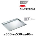 スギコ スーパーデラックスパン 2/1サイズ ホテルパンSH-2221E40