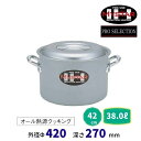 IHマイスター半寸胴鍋 42cm 38.0L