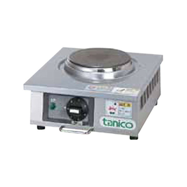 製品スペック型式N-TH-1100EK外形寸法幅270×奥行300×高さ120mm電源単相100V 50/60Hz消費電力1.0kWトップヒーター1.0kW×1温度調節カムスイッチ6段切り替え式製品重量3.5kg※最寄りの消防署の指導に従い、安全に設置してください。※ご使用前に取扱説明書の注意事項をご確認ください。※商品画像と実際の製品で外寸/外観/パーツ配置が異なることがあります。添付図/商品情報でご確認ください。※一部地域や一部商品では追加送料がかかる場合もございます。（事前にご連絡致します）関連商品N-TH-2000EK タニコー 卓上電気コンロ 業務用 新品...TEO-8 タニコー 卓上電気おでん鍋 業務用 新品...48,000円56,000円N-TH-3000EK タニコー 卓上電気コンロ 業務用 新品...N-TH-4000EK タニコー 卓上電気コンロ 業務用 新品...98,000円139,000円TEO-6 タニコー 卓上電気おでん鍋 業務用 新品...TCH-3860E タニコー 卓上電気コンロ 業務用 新品...62,000円85,000円TCH-3545E タニコー 卓上電気コンロ 業務用 新品...RSB-311SV　リンナイ　卓上　ガスコンロ　スタンダードタイプ　立...79,000円44,100円BS1-094　マルゼン　一槽シンク　BGあり...ビーター MS-30用 撹拌子 愛工舎 マイティ アイコー AICOH...44,187円44,140円搬入設置・入替工事は別途お見積りします。