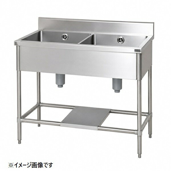 TRE-2S-120 タニコー 二槽シンク W1200×D600×H850mm 業務用 新品