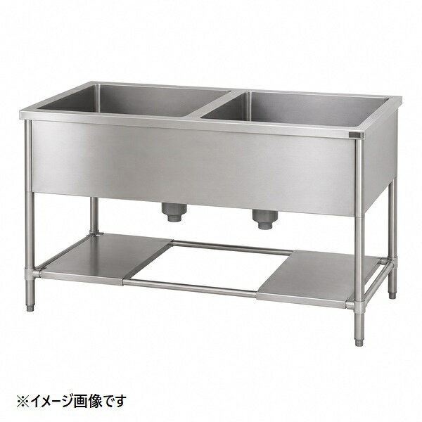 TRE-2S-120AW タニコー 二槽シンク両面用（バックガードなし） W1200×D750×H850mm 業務用 新品