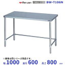 BW-T106N マルゼン 作業台三方枠 BGなし