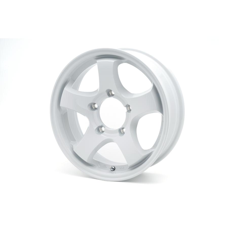ショウワガレージ　ホワイト　TYPE-M　16×5.5　インセット20　1本　ジムニーJB23、JB64など用　W00041
